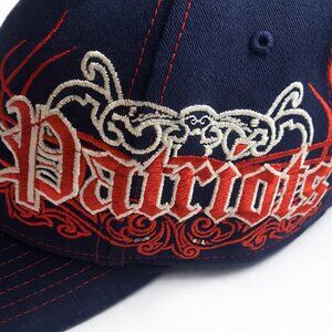 Reebok Patriots Hat Navy Embroidered Cap S/M  NFL Official